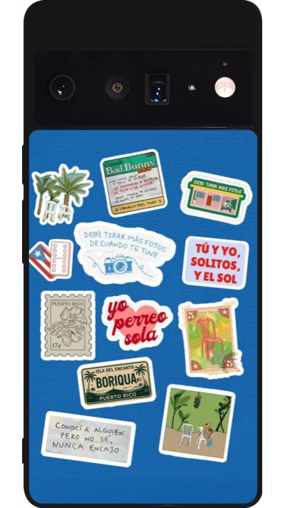 Coque Google Pixel 6 Pro - Silicone rigide noir Seals of the Dominican Republic DTMF