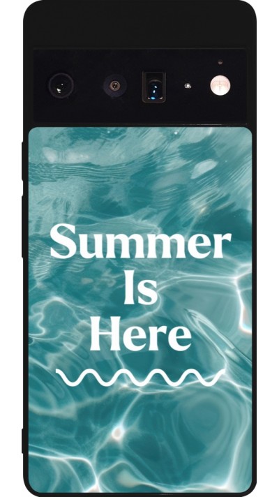 Coque Google Pixel 6 Pro - Silicone rigide noir Summer 2025 Summer is here