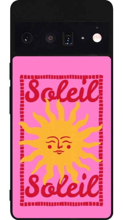 Coque Google Pixel 6 Pro - Silicone rigide noir Sun sun 2026