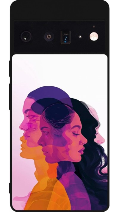 Coque Google Pixel 6 Pro - Silicone rigide noir Womens day 2026 10