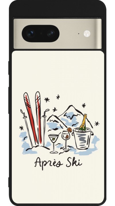 Coque Google Pixel 7 - Silicone rigide noir After the sky 2026