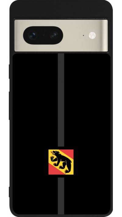 Google Pixel 7 Case Hülle - Silikon schwarz Kanton BE schwarz