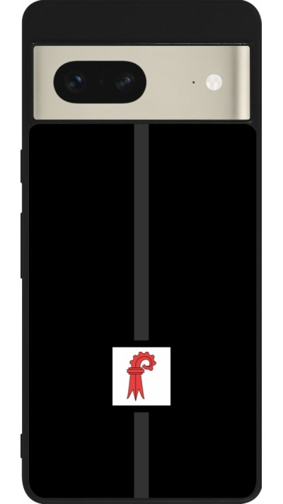 Google Pixel 7 Case Hülle - Silikon schwarz Kanton BL schwarz