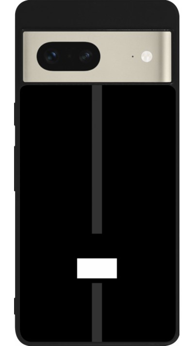 Google Pixel 7 Case Hülle - Silikon schwarz Kanton FR schwarz
