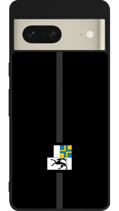 Google Pixel 7 Case Hülle - Silikon schwarz Kanton GR schwarz