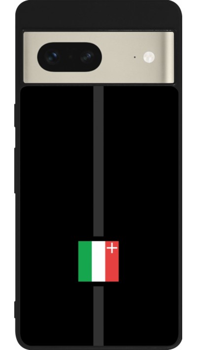 Google Pixel 7 Case Hülle - Silikon schwarz Kanton NE schwarz