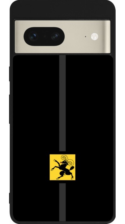 Google Pixel 7 Case Hülle - Silikon schwarz Kanton SH schwarz