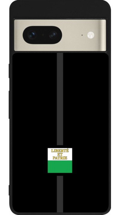 Google Pixel 7 Case Hülle - Silikon schwarz Kanton VD schwarz