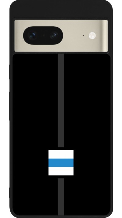 Google Pixel 7 Case Hülle - Silikon schwarz Kanton ZG schwarz