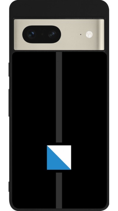 Google Pixel 7 Case Hülle - Silikon schwarz Kanton ZH schwarz