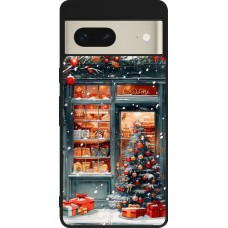 Coque Google Pixel 7 - Silicone rigide noir Christmas 25 Xmas Shop