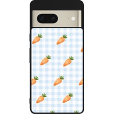 Coque Google Pixel 7 - Silicone rigide noir Easter 2026 Pattern carrots