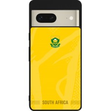 Coque Google Pixel 7 - Silicone rigide noir Maillot de football Afrique du Sud 2026 personnalisable
