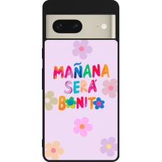 Coque Google Pixel 7 - Silicone rigide noir Karol G Manana sera bonito