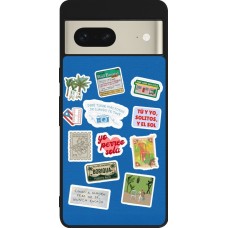 Coque Google Pixel 7 - Silicone rigide noir Seals of the Dominican Republic DTMF