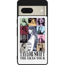 Coque Google Pixel 7 - Silicone rigide noir Taylor Swift The Eras Tour