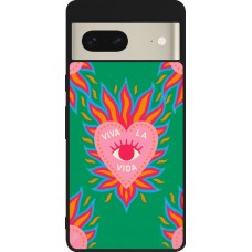 Coque Google Pixel 7 - Silicone rigide noir Viva la vida 2026
