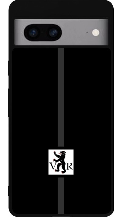 Google Pixel 7a Case Hülle - Silikon schwarz Kanton AR schwarz