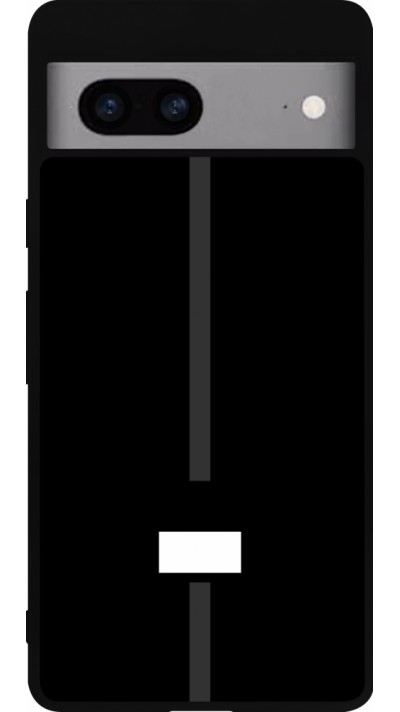 Google Pixel 7a Case Hülle - Silikon schwarz Kanton FR schwarz
