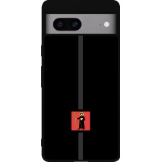 Google Pixel 7a Case Hülle - Silikon schwarz Kanton GL schwarz