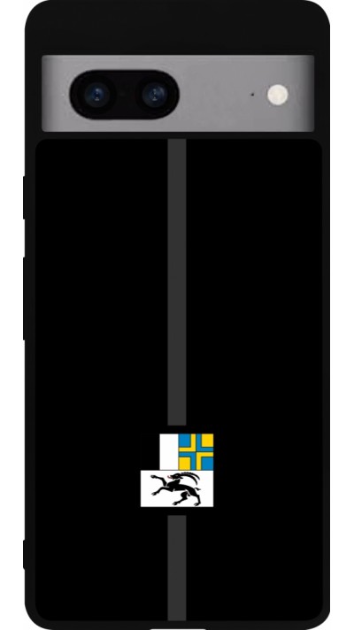 Google Pixel 7a Case Hülle - Silikon schwarz Kanton GR schwarz