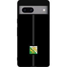 Google Pixel 7a Case Hülle - Silikon schwarz Kanton TG schwarz