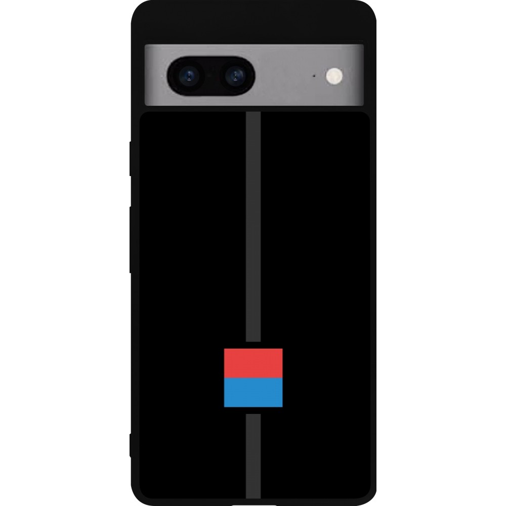 Google Pixel 7a Case Hülle - Silikon schwarz Kanton TI schwarz