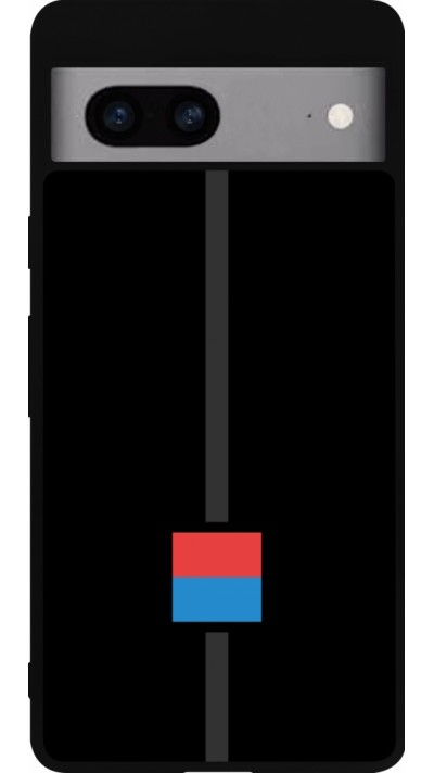 Google Pixel 7a Case Hülle - Silikon schwarz Kanton TI schwarz
