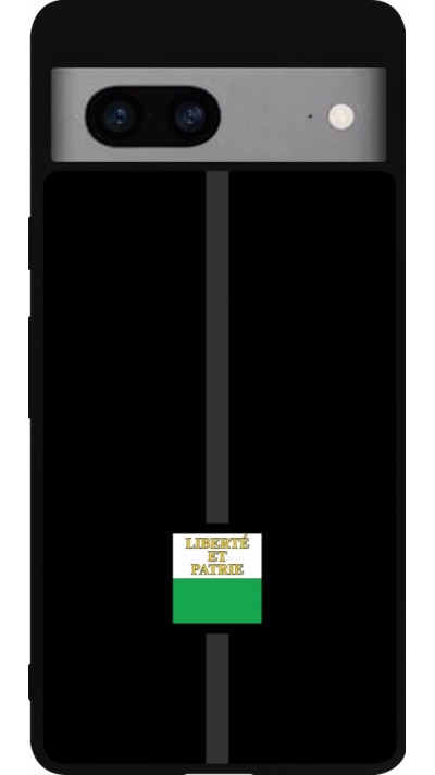 Google Pixel 7a Case Hülle - Silikon schwarz Kanton VD schwarz