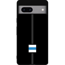 Google Pixel 7a Case Hülle - Silikon schwarz Kanton ZG schwarz