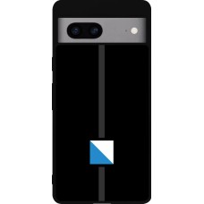 Google Pixel 7a Case Hülle - Silikon schwarz Kanton ZH schwarz