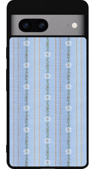 Coque Google Pixel 7a - Silicone rigide noir Edelweiss