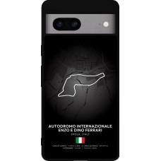 Coque Google Pixel 7a - Silicone rigide noir F1 Track 2025 Emilia-Rogmana