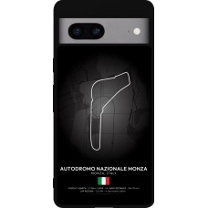 Coque Google Pixel 7a - Silicone rigide noir F1 Track 2025 Italy