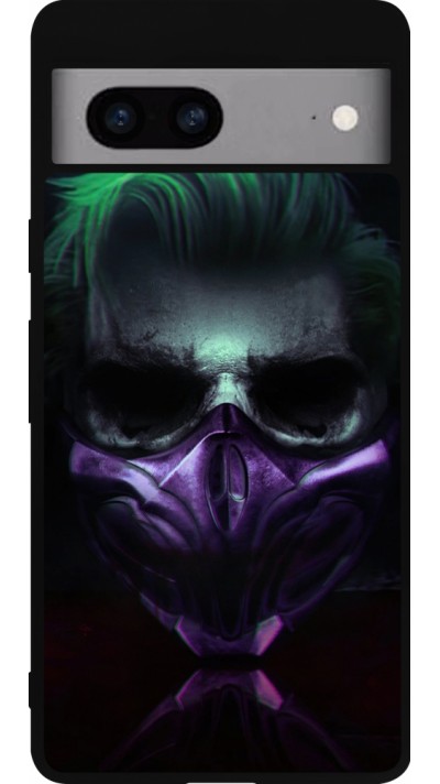 Coque Google Pixel 7a - Silicone rigide noir Halloween 20 21