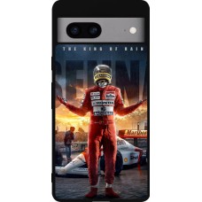 Coque Google Pixel 7a - Silicone rigide noir Senna The King of Rain