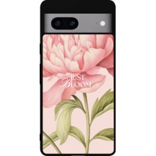 Coque Google Pixel 7a - Silicone rigide noir Just Bloom Spring 2026