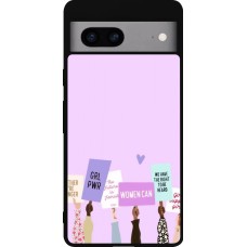 Coque Google Pixel 7a - Silicone rigide noir Womens day 2026 9