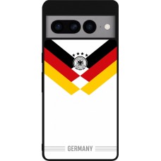 Coque Google Pixel 7 Pro - Silicone rigide noir Maillot de football Allemagne 2026 personnalisable