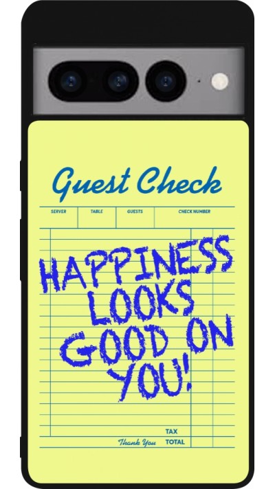 Coque Google Pixel 7 Pro - Silicone rigide noir Guest check 2026