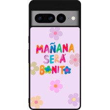 Coque Google Pixel 7 Pro - Silicone rigide noir Karol G Manana sera bonito