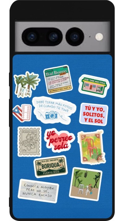 Coque Google Pixel 7 Pro - Silicone rigide noir Seals of the Dominican Republic DTMF