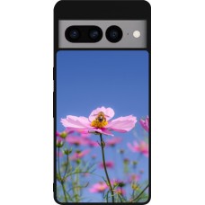 Coque Google Pixel 7 Pro - Silicone rigide noir Bee on a flower Spring 2026