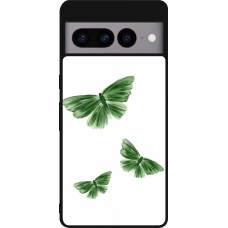 Coque Google Pixel 7 Pro - Silicone rigide noir Butterflies Spring 2026