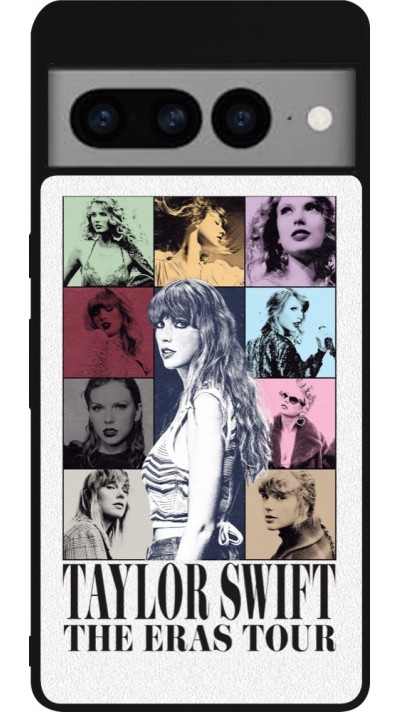 Google Pixel 7 Pro Case Hülle - Silikon schwarz Taylor Swift The Eras Tour