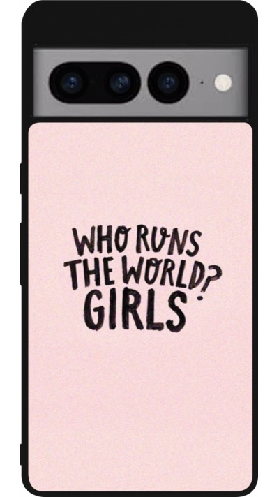 Coque Google Pixel 7 Pro - Silicone rigide noir Womens day 2026 3