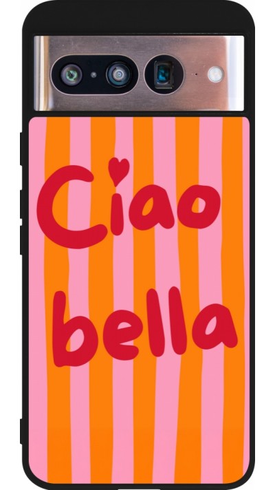 Coque Google Pixel 8 - Silicone rigide noir Bye Bella 2026