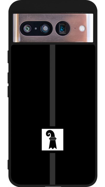Coque Google Pixel 8 - Silicone rigide noir Canton BS noir
