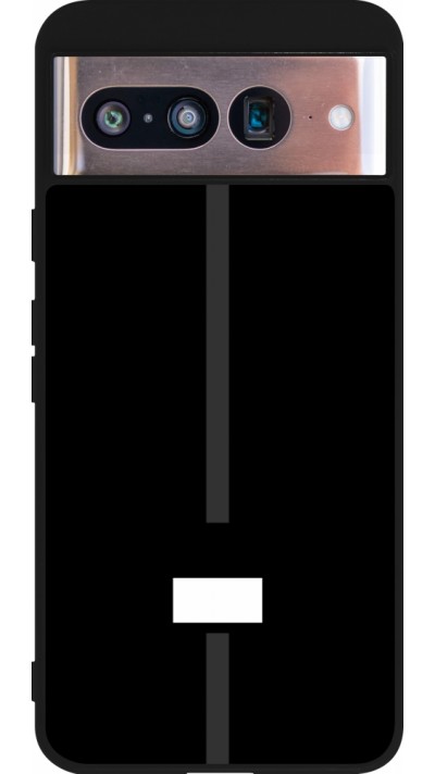 Coque Google Pixel 8 - Silicone rigide noir Canton FR noir