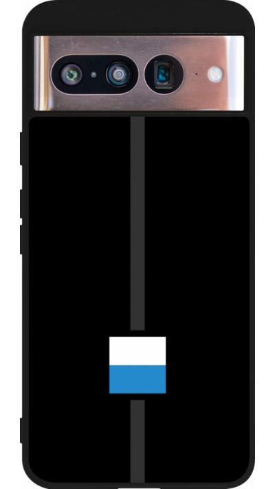 Coque Google Pixel 8 - Silicone rigide noir Canton LU noir